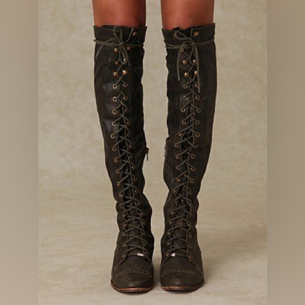 Free People Joe Lace Up boots - size 7